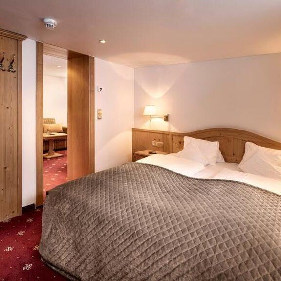 A double room opening onto an adjacent living room