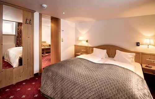 A double room opening onto an adjacent living room