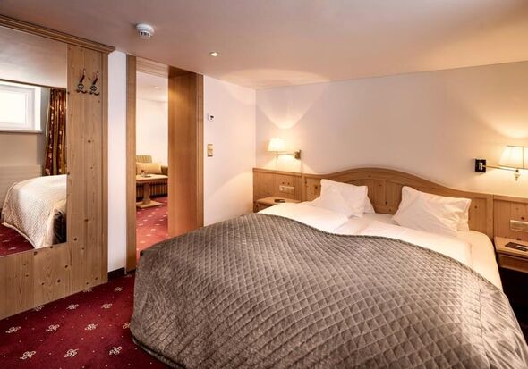 Die Familiensuite bietet viel Platz für die ganze Familie