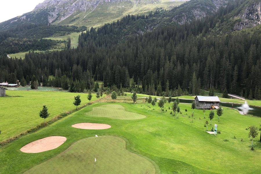 The golf course at the Lech Golf Club